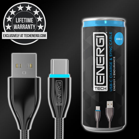Tech Energi® USB-C Charge & Sync USB Cable