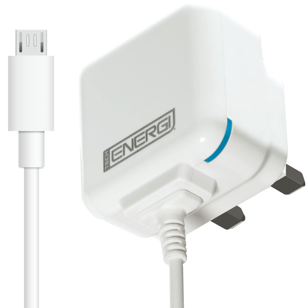 Tech Energi® Micro-USB UK Mains Charger
