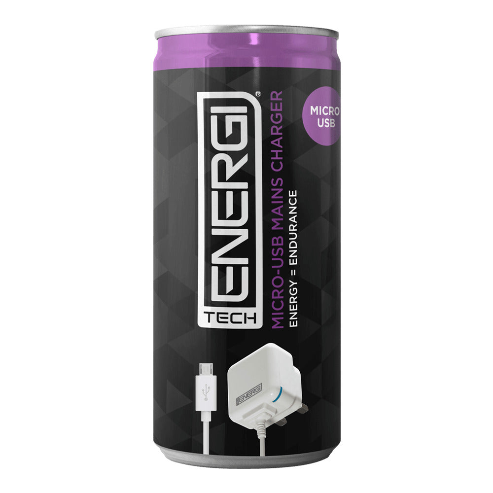 Tech Energi® Micro-USB UK Mains Charger