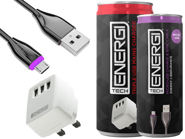 Tech Energi® UK Micro USB Pack