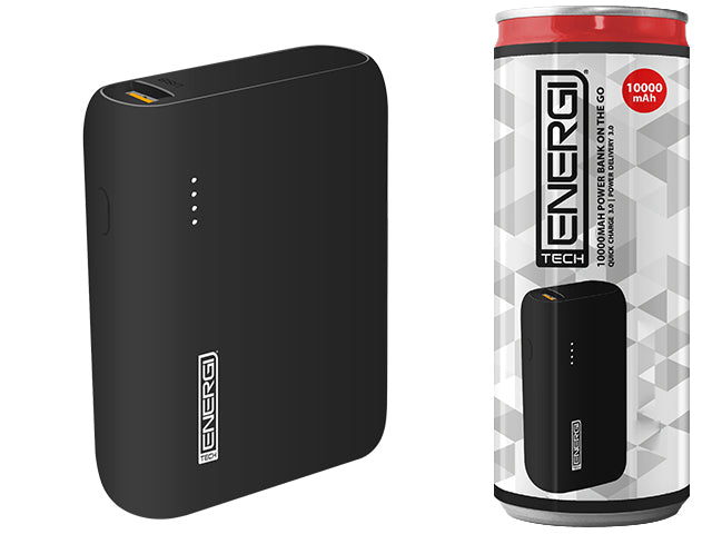 Tech Energi® TE100 PD QC 3.0 10000mAh Power Bank