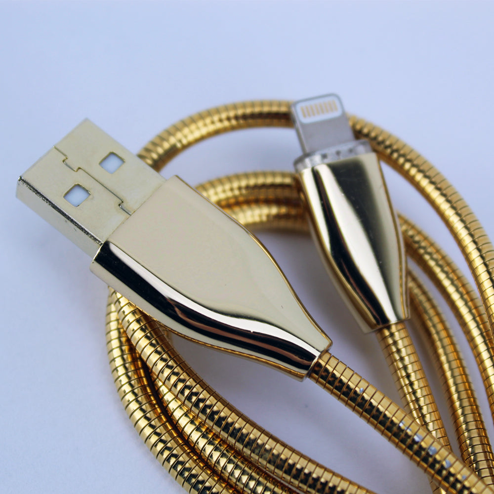 Tech Energi® x 24K Klub® Apple Lightning Charge & Sync USB Cable