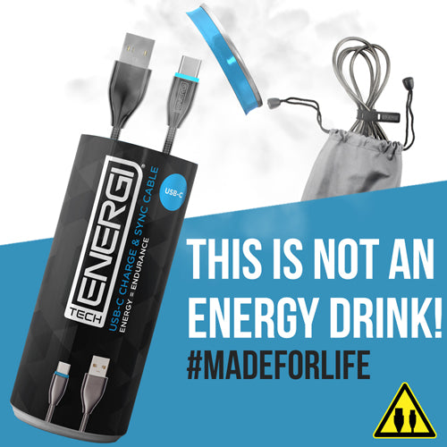 Tech Energi® USB-C Charge & Sync USB Cable