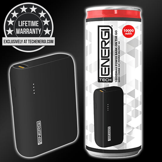 Tech Energi® TE100 PD QC 3.0 10000mAh Power Bank