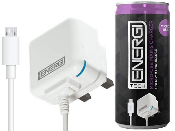 Tech Energi® Micro-USB Mains Charger